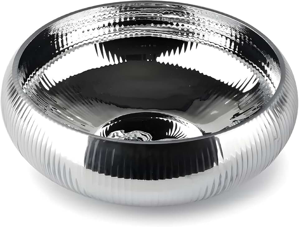 SERENITE SILVER Misa dekoracyjna śr.29xH:10cm