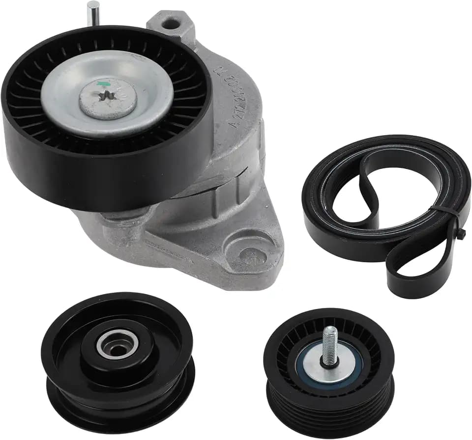 1 Set Drive Belt Tensioner Kit for Mercedes-Benz C300 GL550 2008-2012 Serpentine Belt Drive Kit with Tensioner 2722000070/2722000270/6PK2404