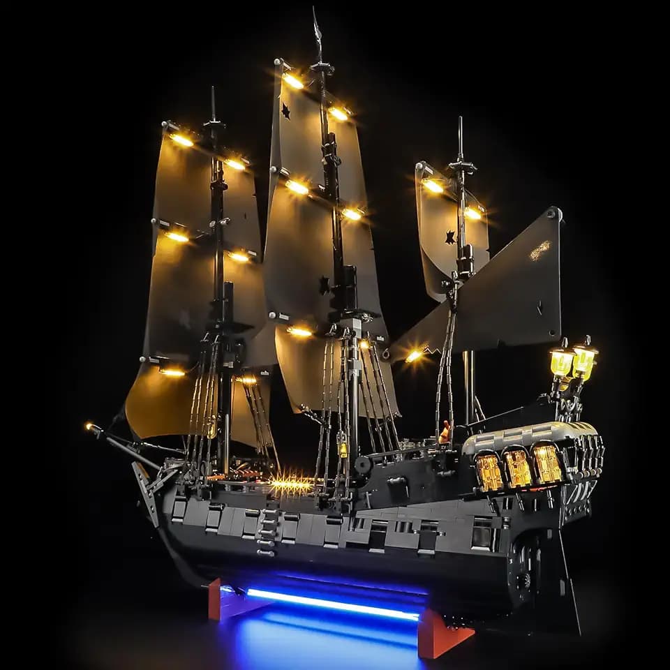 BRIKSMAX Light Kit Designed for LEGO Captain Jack Sparrow's Pirate Ship