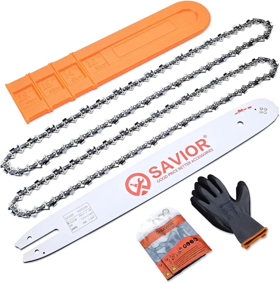 Savior 18" Chainsaw bar and Chain Combo for stihl MS 250 .325" .050" 68DL