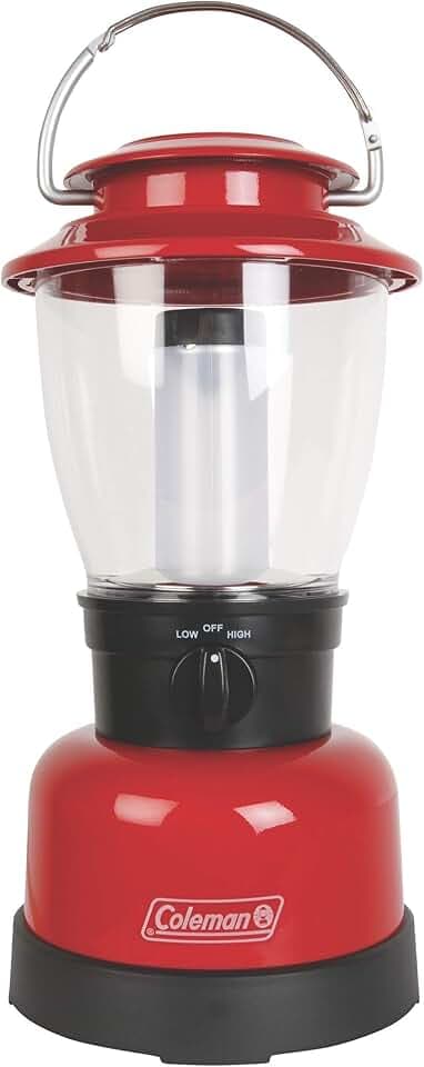 Coleman 400L LED Camping Lantern, Water-Resistant, Red