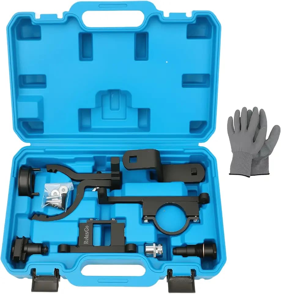 ReluxGo Camshaft Timing Tool Kit for Ford Land Rover Explorer Mustang Ranger Mercury Mountaineer Mazda L3 Mazda 4.0L V6 4015CC SOHC, with Carrying Case & Gloves