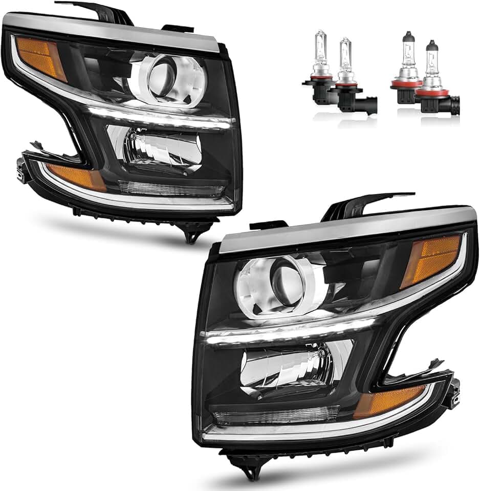 Halogen Headlights for 2015-2020 Chevy Tahoe Suburban