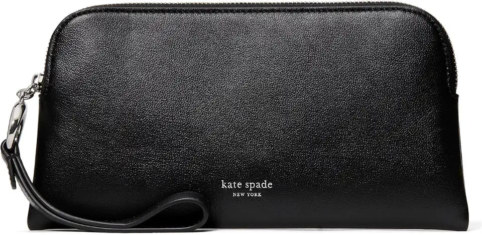 kate spade new york Halo Fine Grain Leather Medium Wristlet