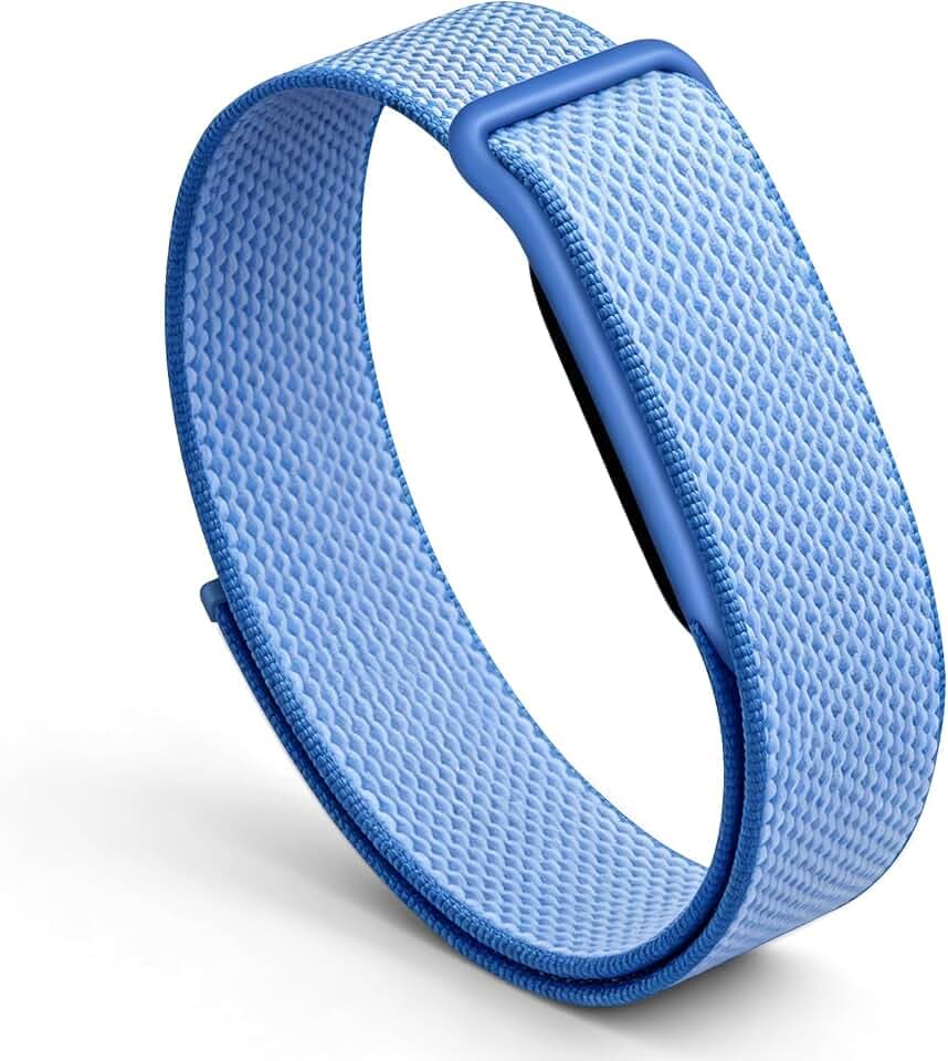 Armband Kompatibel mit Google Fitbit Air, Uhrenarmband aus gewebtem Nylon, [unisex], Auswechselbares Sportarmband.
