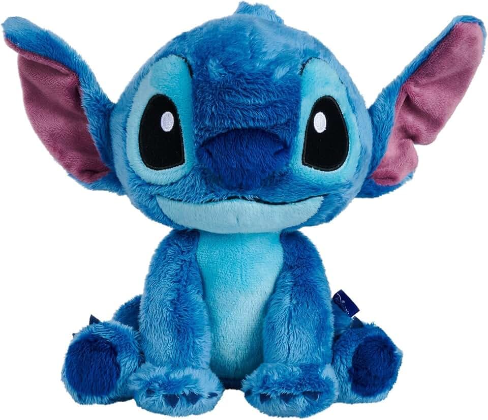 Simba Disney Lilo und Stitch, Plüschtier 25cm, Kuscheltier, Plüschfigur, kuschelweich, ab den ersten Lebensmonaten geeignet