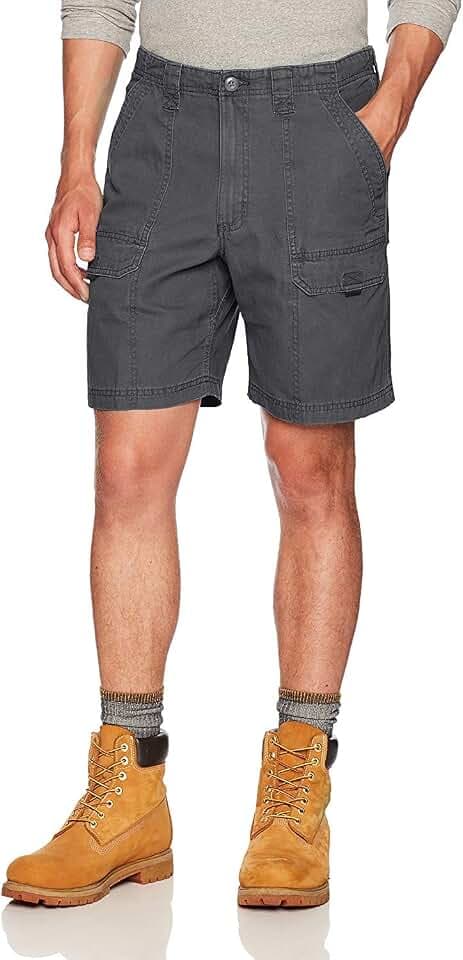Wrangler Authentics Herren-Shorts, Canvas, Arbeitshose, Wander-Shorts