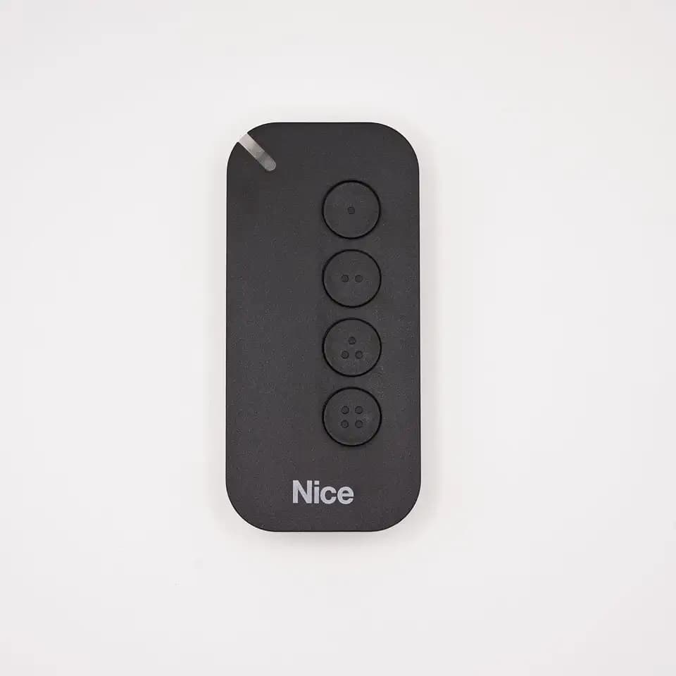 NICE MyGo4 – Offizielle Fernbedienung mit 4 Kanälen für Tor und Garage – ersetzt die Serien Flor-S, One und Flore – Frequenz 433,92 MHz – kompatibel mit O-Code/Rolling Code