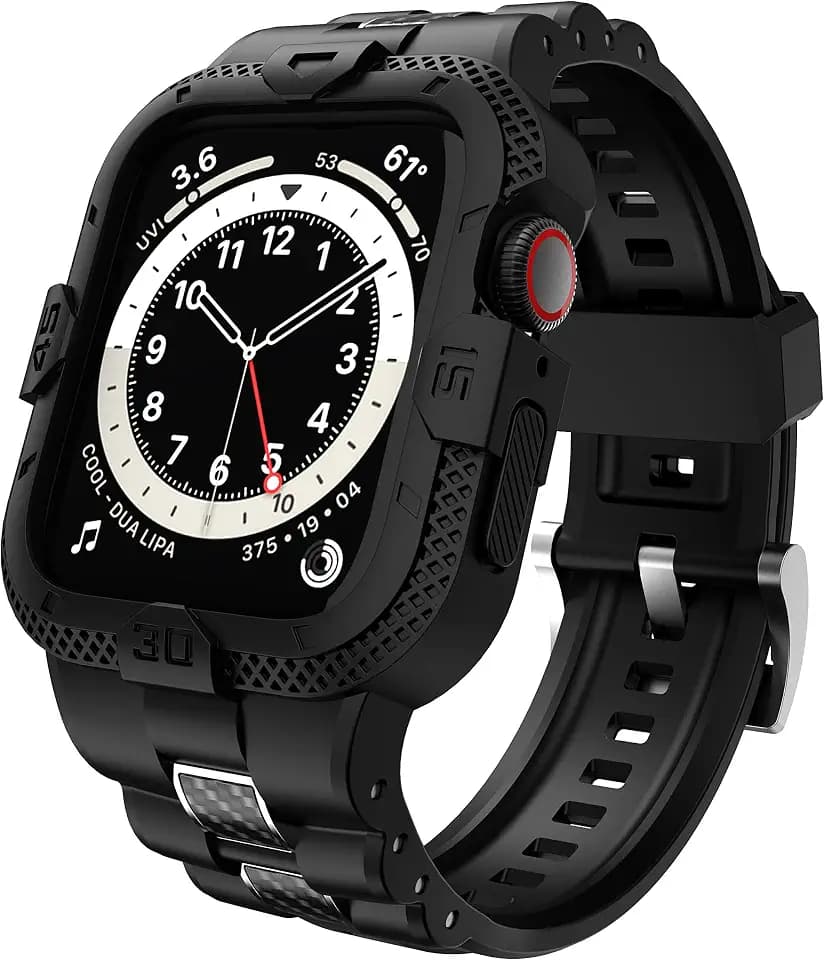 Bands Compatible with Apple Watch Band 45mm 44mm 42mm with Case Men