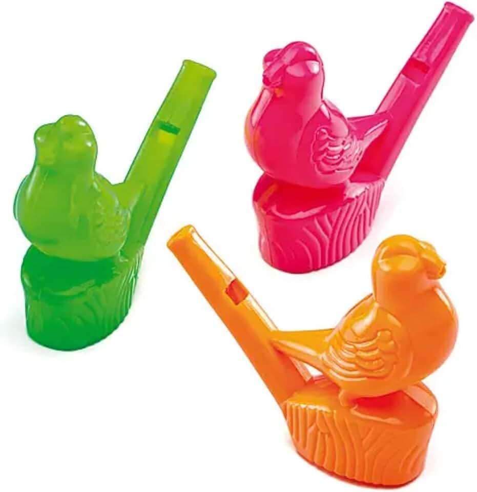 Baker Ross Vogelpfeifen - Spielzeug für Kinder als Mitgebsel und Preis beim Kindergeburtstag (8 Stück), sortiert