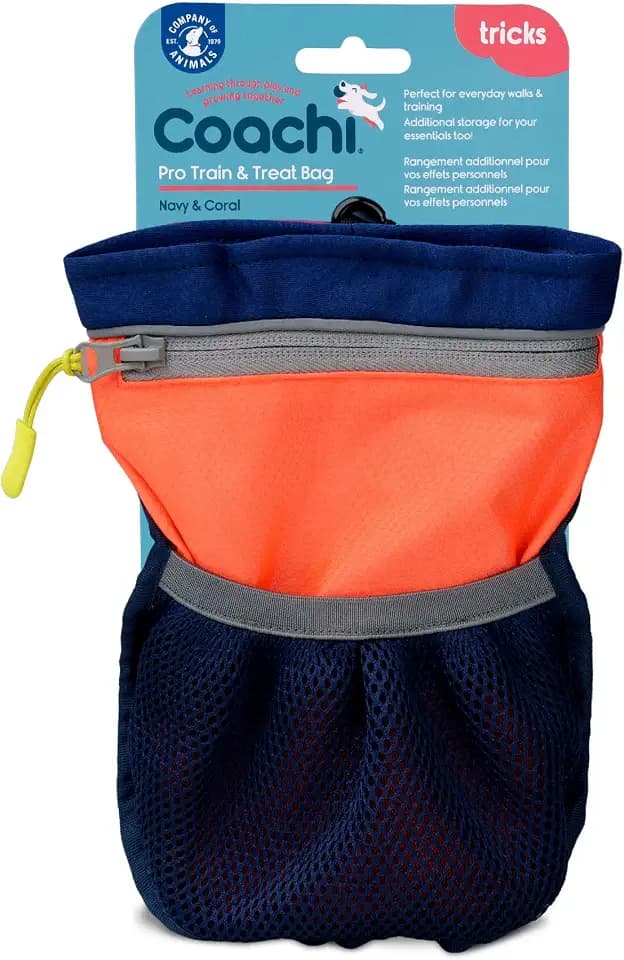 Coachi Pro Train & Treat Beutel | Marineblau/Corail
