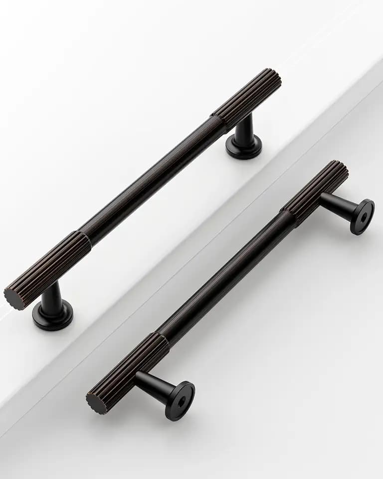 Oil Rubbed Bronze Cabinet Handles Kitchen Pulls 5 Inch 10 Pack
