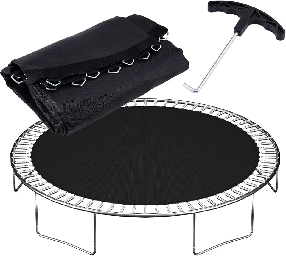 NONMON Trampoline Replacement Mat Fit 12ft 14ft 15ft Round Trampoline Frame