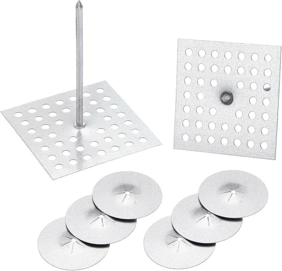 PATIKIL 100Stk 50 Set/100Stk Perforierte Isolierstifte 2-1/2" 1.5in