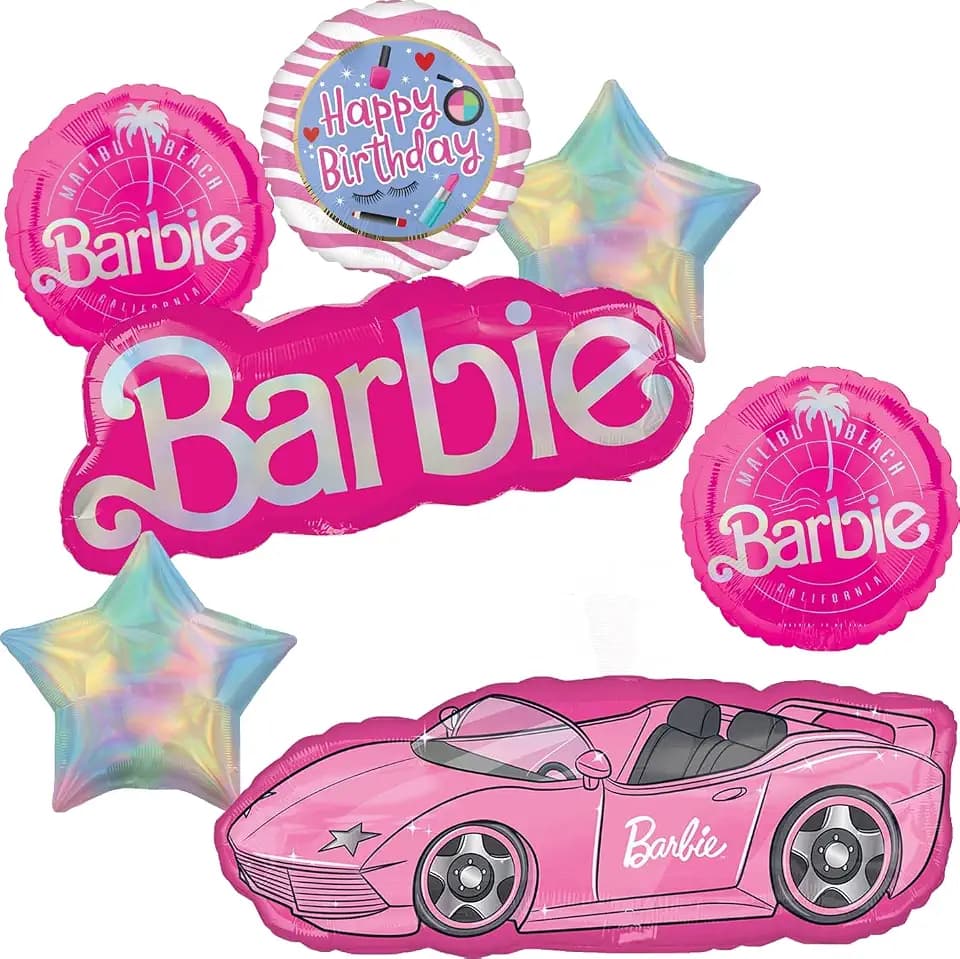 Anagram California Dreaming Malibu Roadster Birthday Party Supplies Balloon Bouquet Decorations, BQ_4196