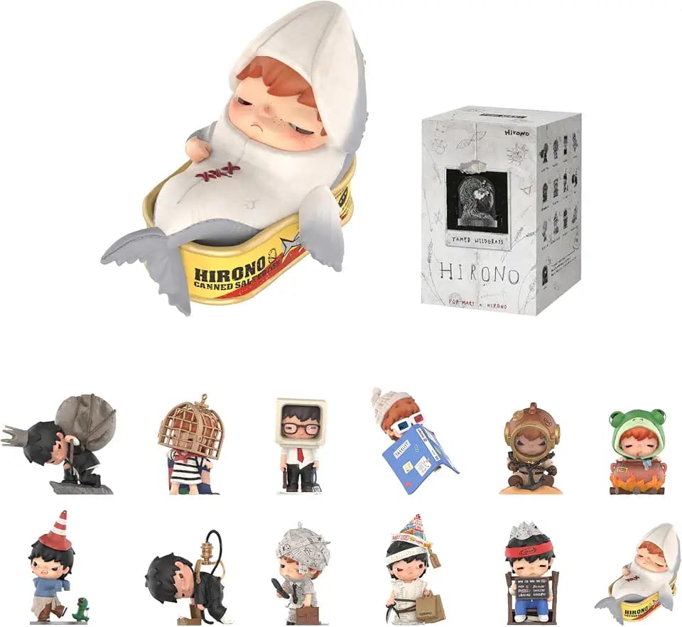 POP MART Hirono Tamed Wildgrass Series Blind Box Figures, Single Box