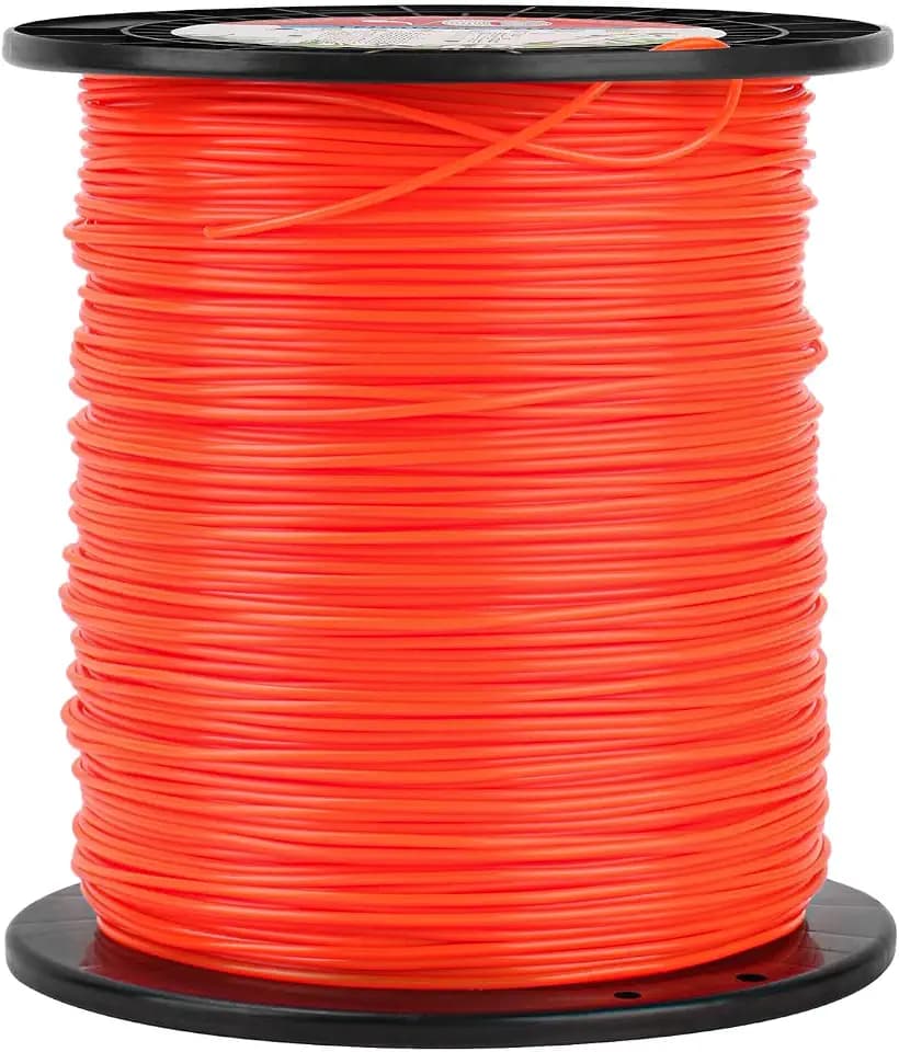 095 Trimmer Line, Weed Wacker String .095-Inch-by-1427-Foot 5-Pound Commercial Grade Round Nylon String Trimmer Line for String Trimmer Weed Trimmers - Orange