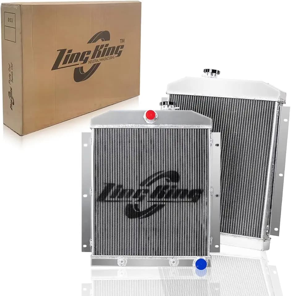 CU5100 3-Row All Aluminum Radiator Compatible with Chevy 1947-1954 Truck 3100/3600/3700/3800/3900 Pickup for C/K Series Truck Pickup Suburban v8