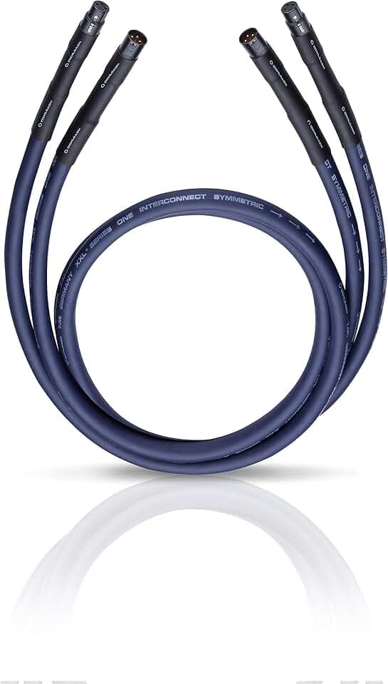 Oehlbach XXL® Series 1 X - High-End Audiokabel mit XLR-Stecker (Made in Germany, CD-Player, Vor-/Endstufe) - 2 x 75cm