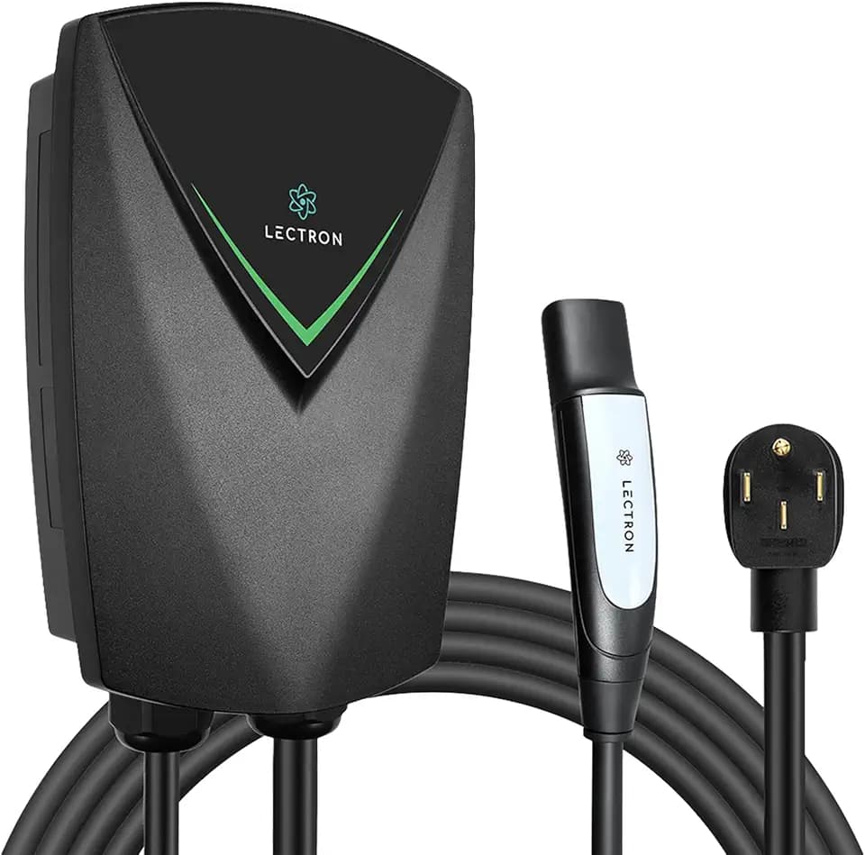 Lectron Tesla NACS Level 2 EV Charger, UL2594 Certified (ETL Listed), 40A 240V Nexus Charging Station, 23ft Cable & Tesla Holder, NEMA 14-50 Plug-in, Compatible with Tesla Model S/3/X/Y & NACS (J3400)