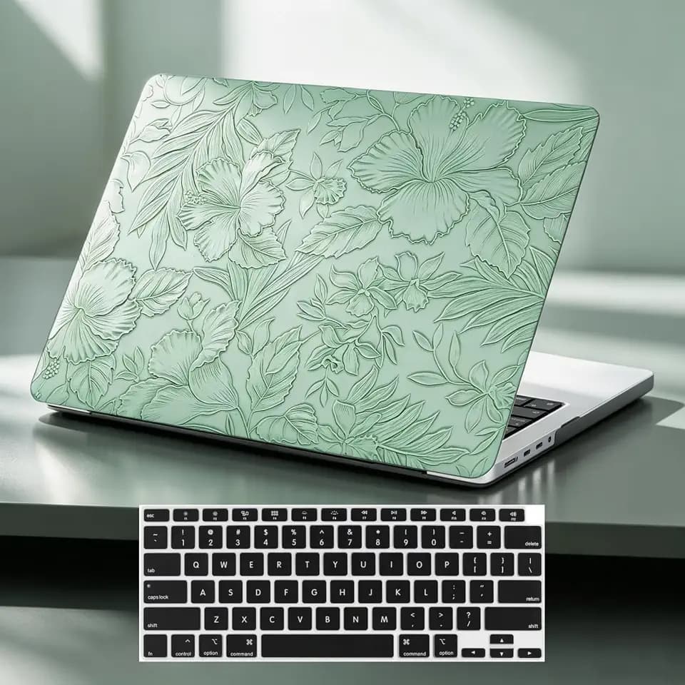 DTangLsm for MacBook Air 13 inch Case 2021-2018 M1 A2337 A2179 A1932, Green