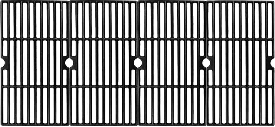 DC147 Cast Iron Cooking Grates for Kenmore PG-40611SOL 146.23678310 146.16132110 146.16153110 for Charbroil 463230512 463230112, Grill Replacement Parts for Dyna glo DGF493BNP DGF493PNP