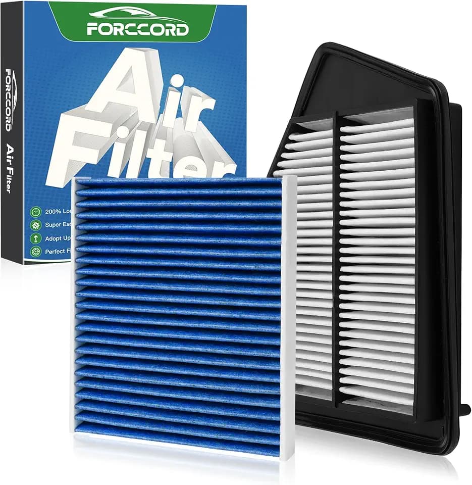 Cabin & Engine Air Filter Kit for 2013-2017 Accord 2.4L, 2015-2020 TLX 2.4L