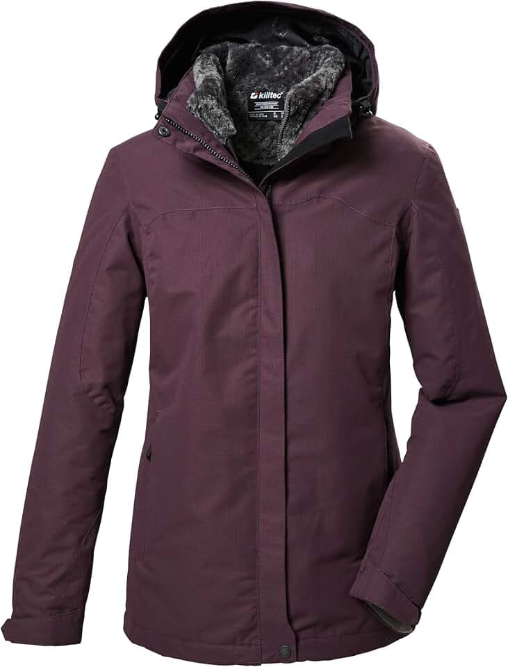 Killtec Damen Kow 303 Wmn Jckt 3 in 1 Funktionsjacke/Outdoorjacke mit abzippbarer Kapuze und einzippbarer Fleecejacke
