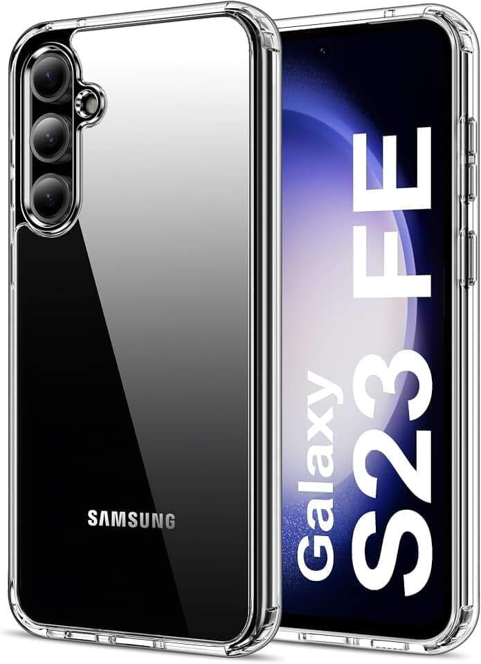 HOOMIL Hülle für Samsung Galaxy S23 FE 5G, Anti-Vergilbung, Transparent