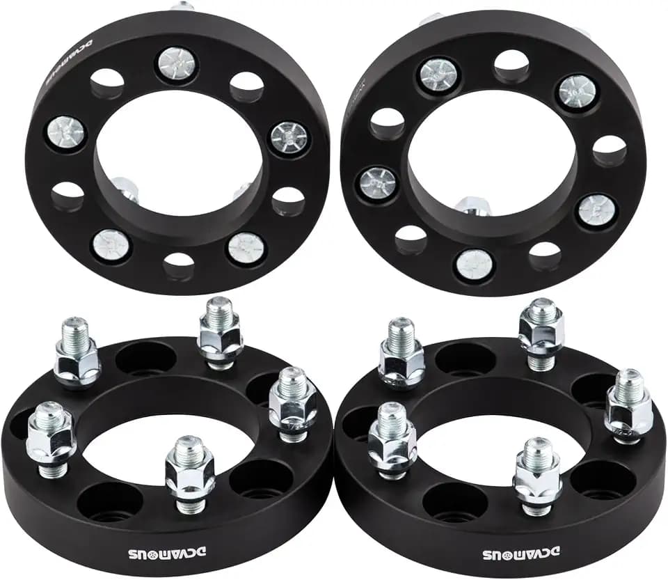 4pc Forged 5x4.5 5x114.3 Wheel Spacers 1 Inch with 1/2" Studs