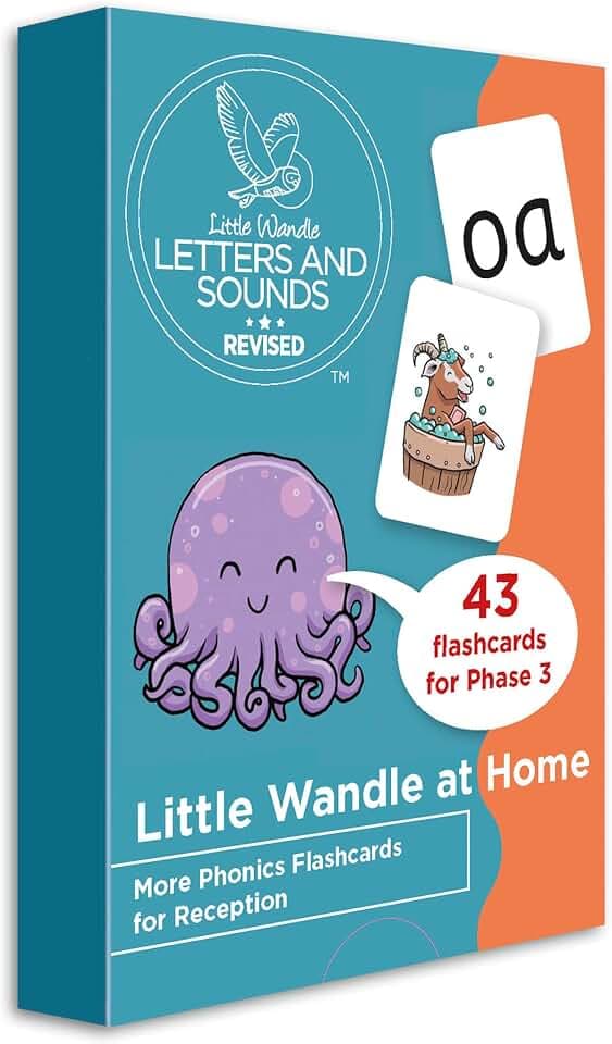 Little Wandle at Home More Phonics Flashcards for Reception: Phases 2 and 3 (Big Cat Phonics for Little Wandle Letters and Sounds Revised)