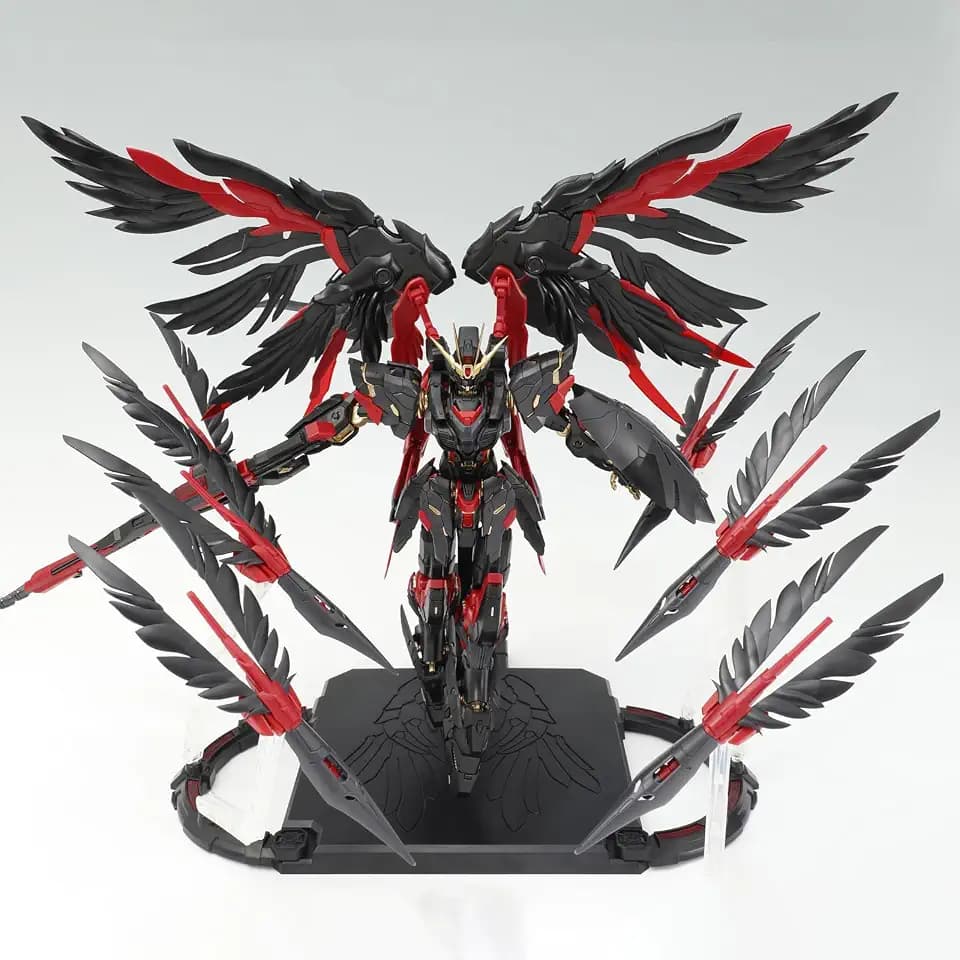 Pipigirl Genuine License Plastic Model Action Figures Kits, Dark Angel Oberon, 8.66in Mecha Model, 1:100 Collectible Easy to Assemble Action Figures