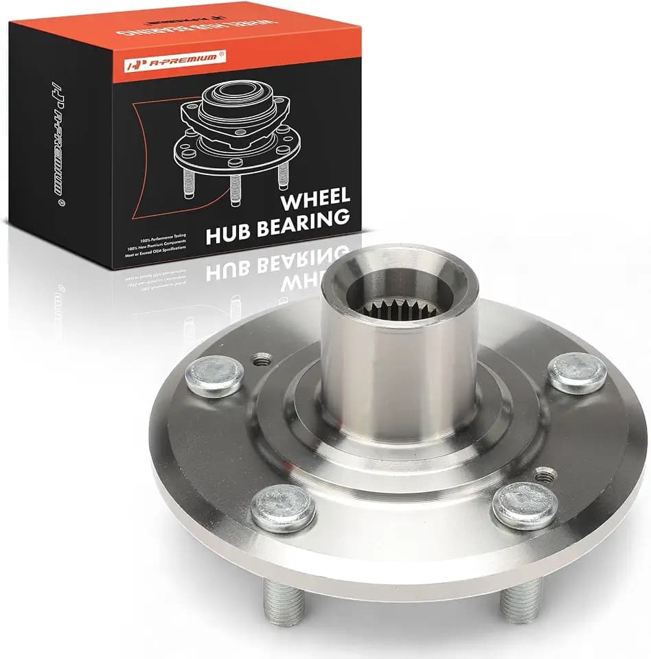 A-Premium Front Wheel Hub with 5-Lug Compatible with Honda
