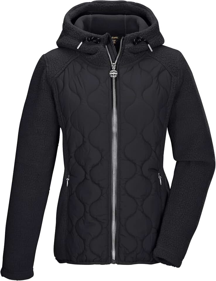 Killtec Damen Ksw 108 Wmn Flc Jckt Fleecejacke/Hybridjacke mit Kapuze