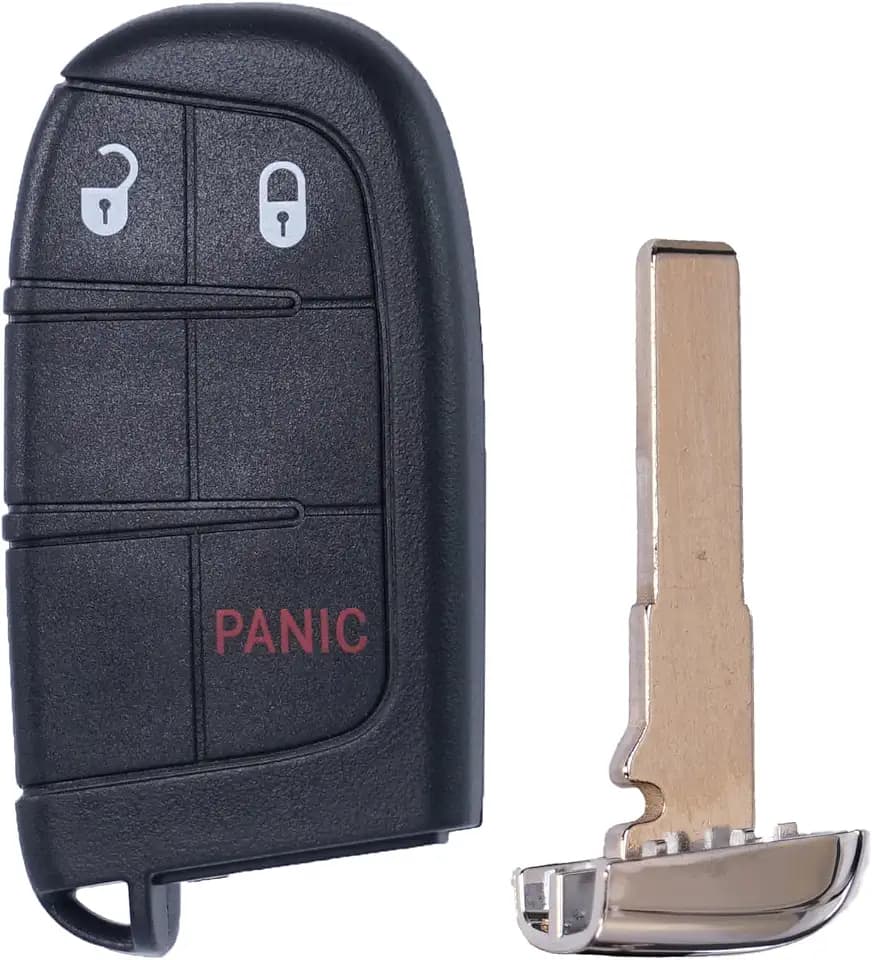 SUPALAND Keyless Entry Remote Smart Control Key Fob Replacement Fits for Jeep Renegade 2015 2016 2017 2018 2019 2020 2021 2022 M3N40821302 735657526 6MP33DX9AA*