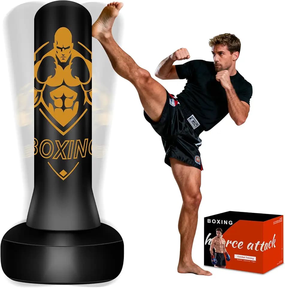 Freestanding Puncing Bags for Adults Teens, Heavy Bag with Stand