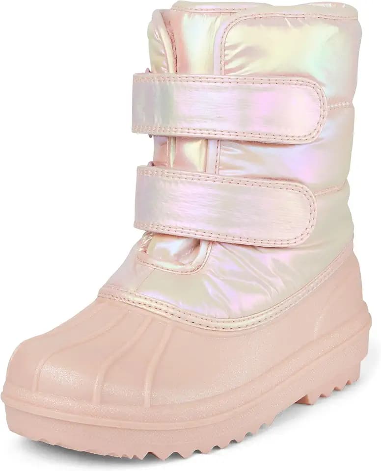 The Children's Place Girls' Faux Fur Trim Winter Snow Boots