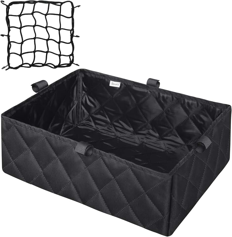RAYMACE Bike Basket Liner & Cargo Net, Reusable Thickened Lining