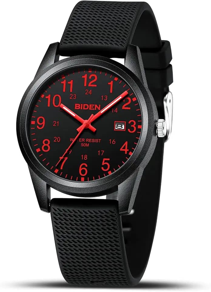LN LENQIN Mens Watches Analog Quartz Sports Waterproof Watch for Men Women
