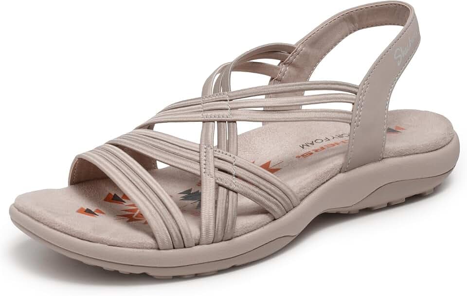Skechers Women's Reggae Slim Simply Stretch Sandal