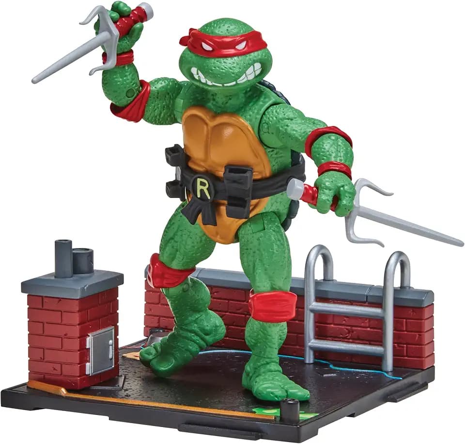Teenage Mutant Ninja Turtles: 4” Remastered Raphael Action Figure by Playmates Toys