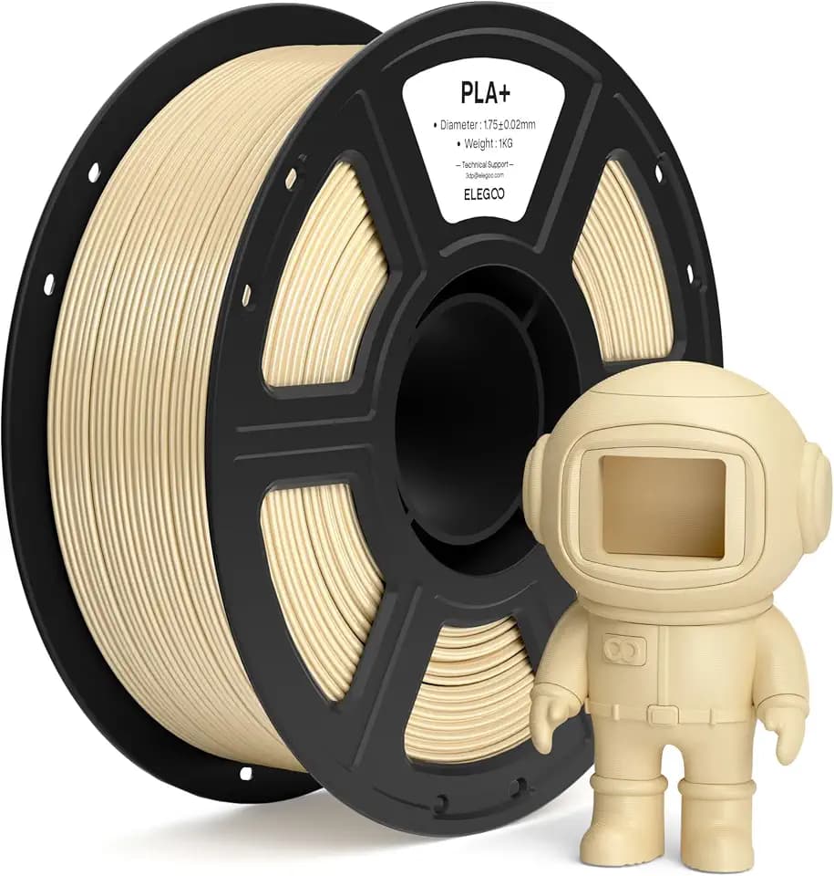ELEGOO PLA+ Filament 1.75mm Beige 1kg, 3D Drucker Filament