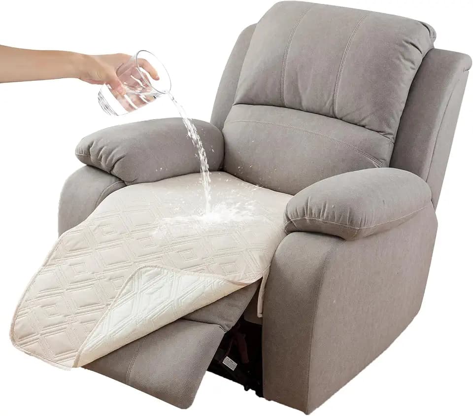 Waterproof Recliner Chair Cover for Pets Non Slip Washable Sofa Protector