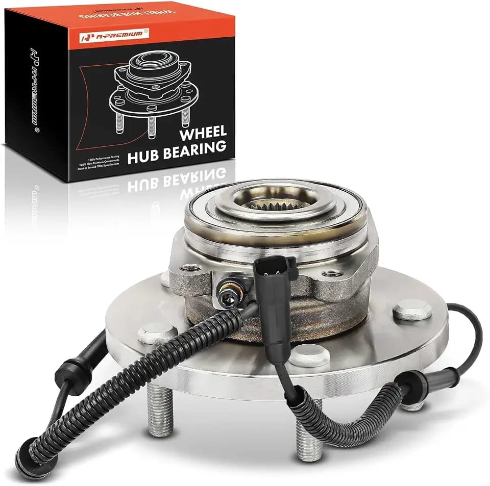A-Premium Front Wheel Bearing and Hub Assembly with ABS & 5-Lug