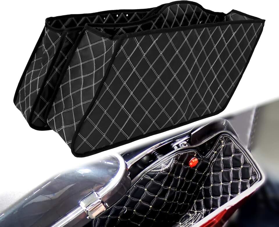 Saddlebag Liners Carpet Insert Fit for Harley Touring 2014-2023