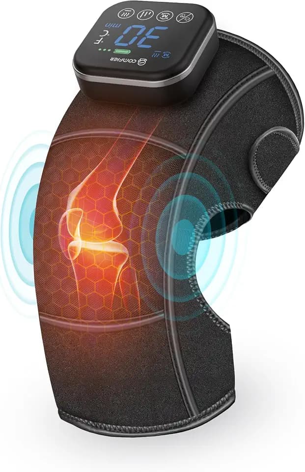 COMFIER Kabelloses Kniemassagegerät mit Graphen-Heizung