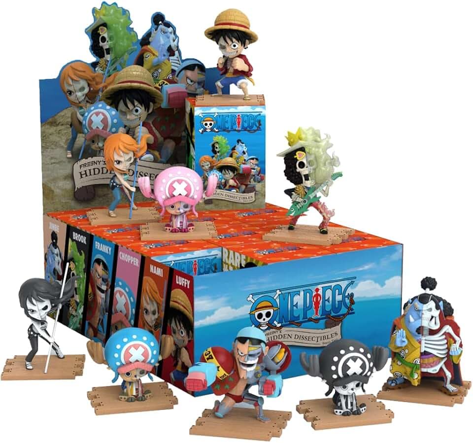 Mighty Jaxx Freeny's Hidden Dissectibles: One Piece Series 2 | Überraschungsbox-Sammelfigur | Container mit 12 Zeichen