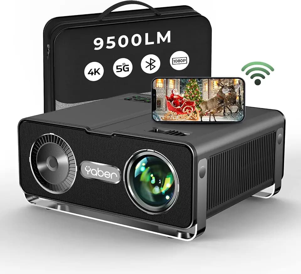 YABER WiFi Bluetooth Beamer 1080P Full HD Projektor