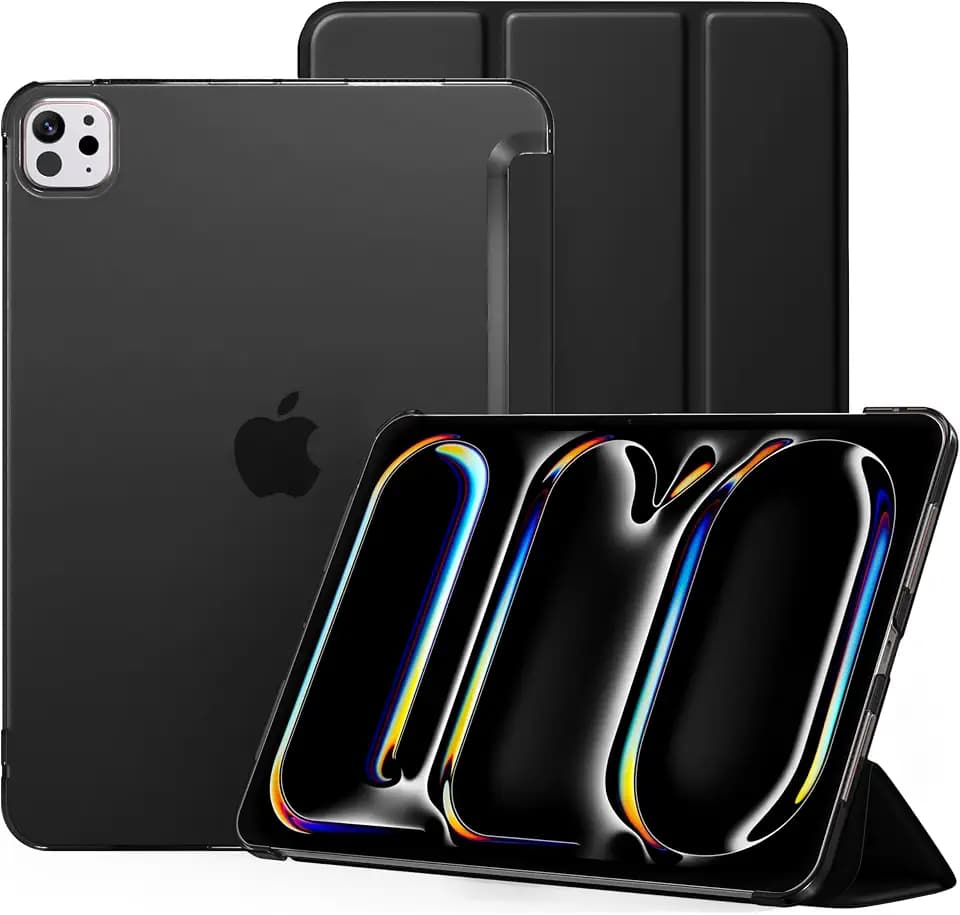 for iPad Pro 11 Inch Case (M5/M4) 2025/2024 6th/5th, Black