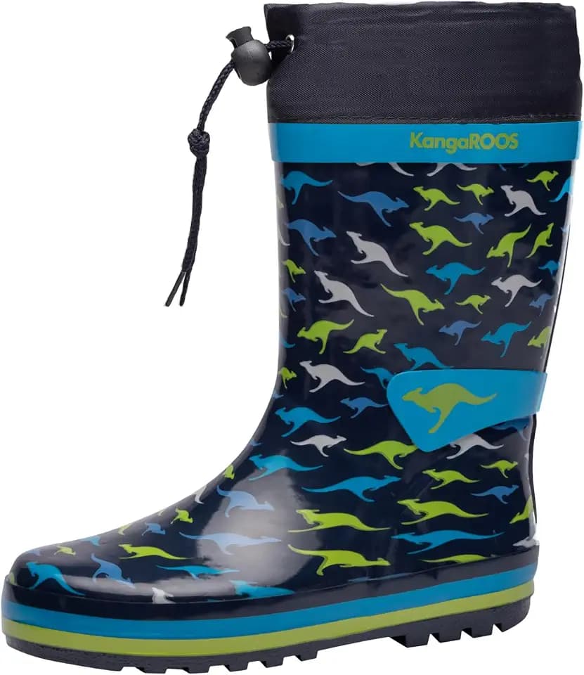KangaROOS Jungen K-rain Gummistiefel, Dk Navy Kangaroo, 29 EU